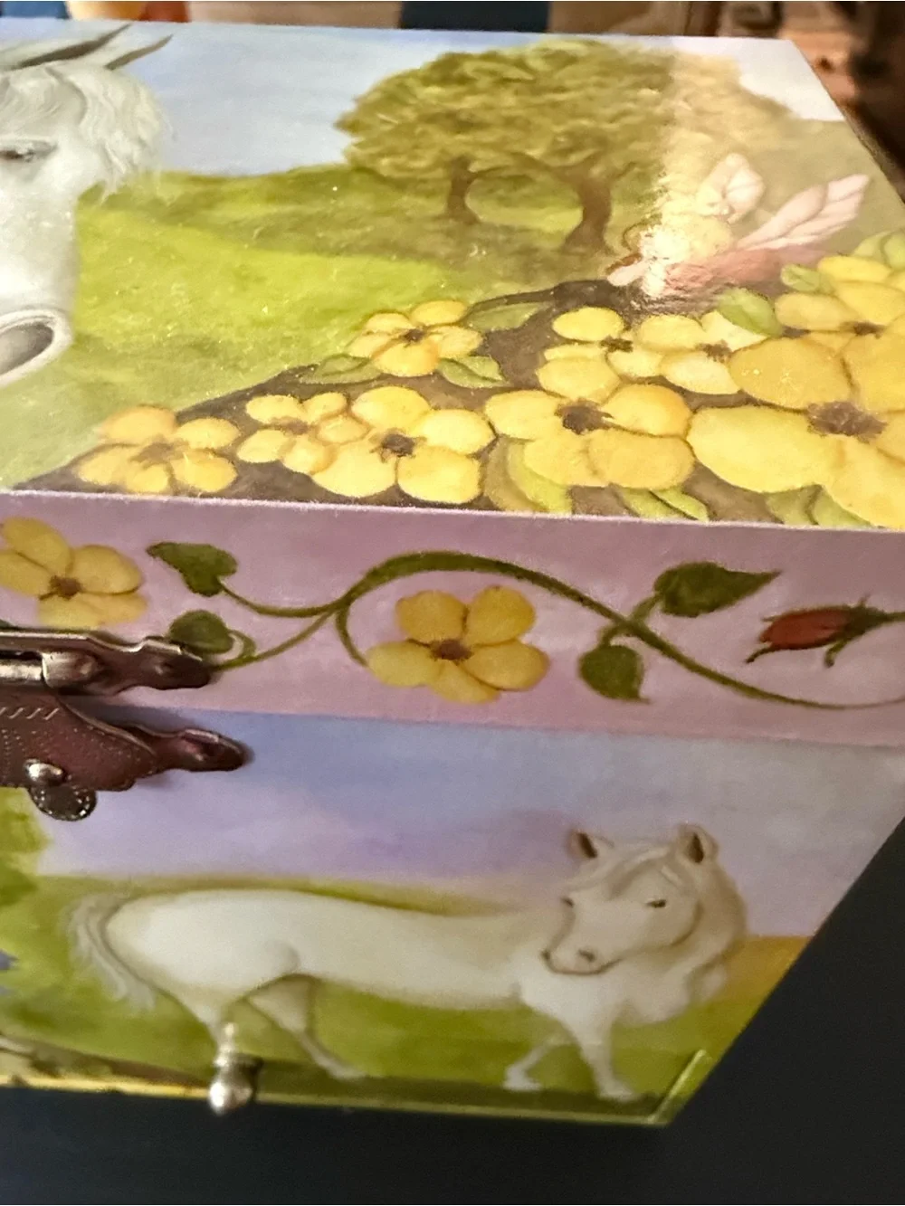 Horse Fairy Musical Jewelry Box horse Spins as music plays